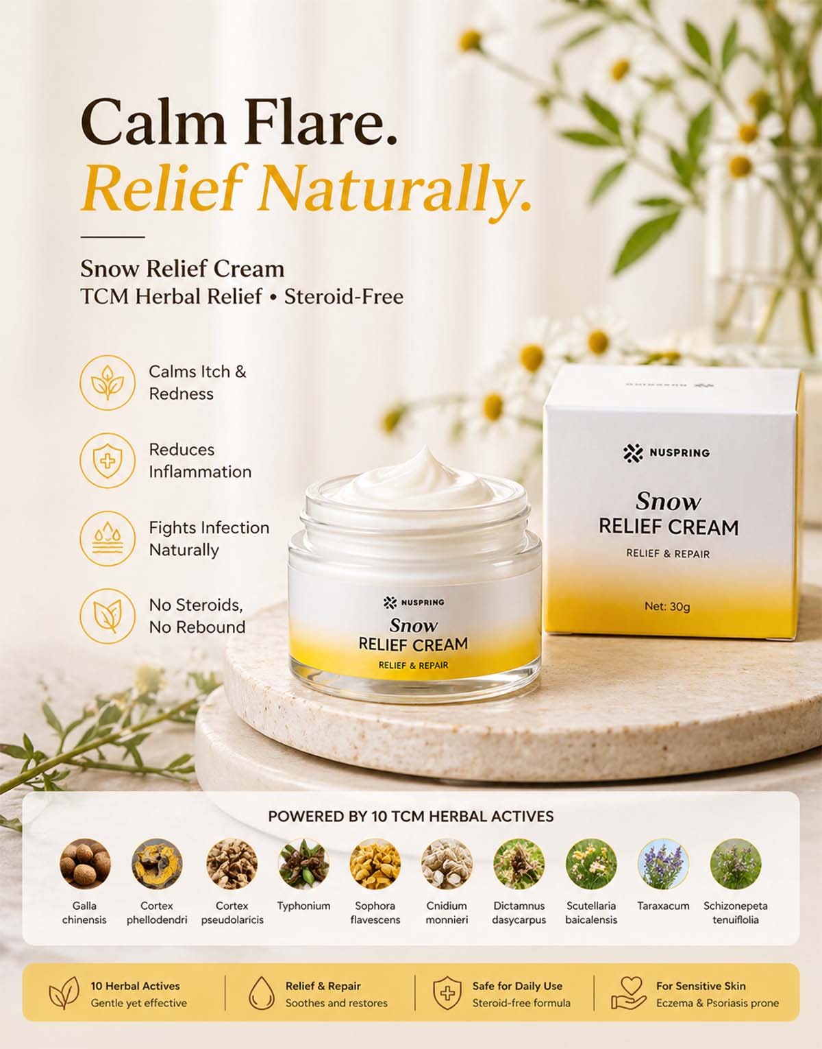 NuSpring Snow Relief Cream
