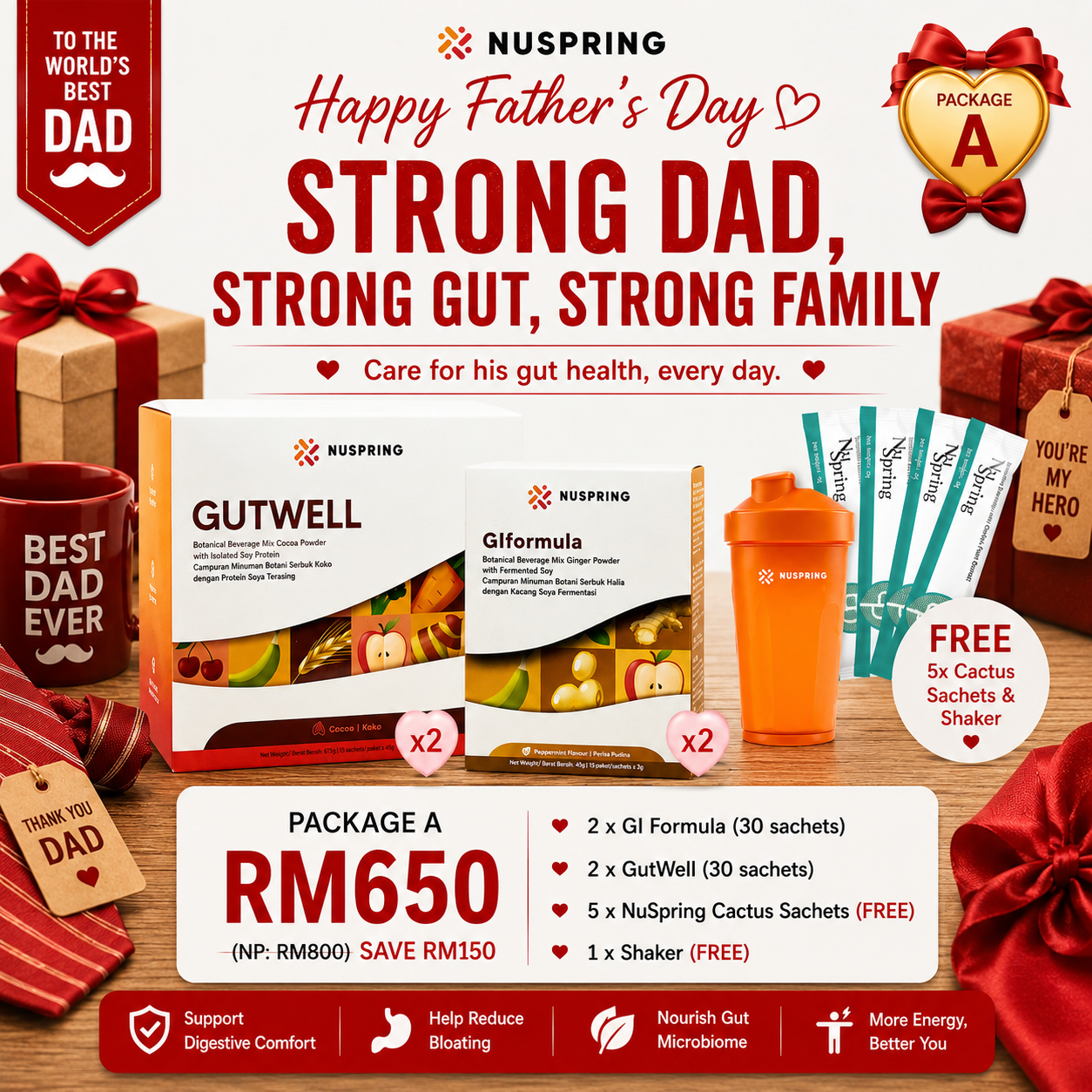 [Fathers Day Special] Package A