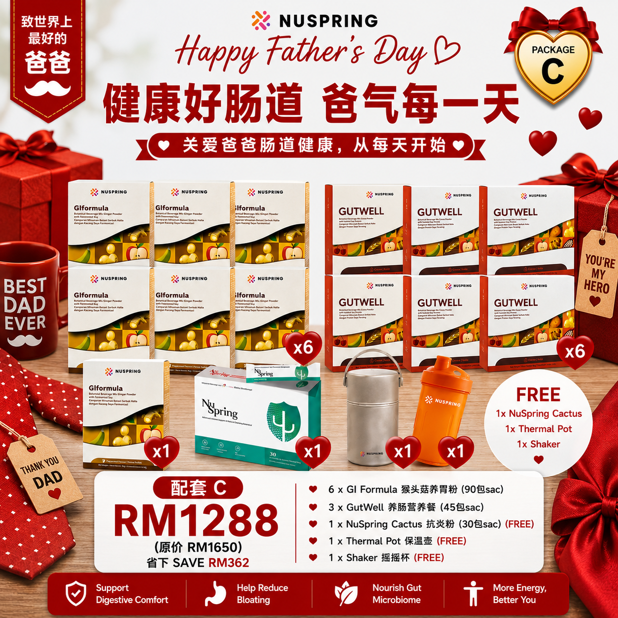 [Fathers Day Special] Package C